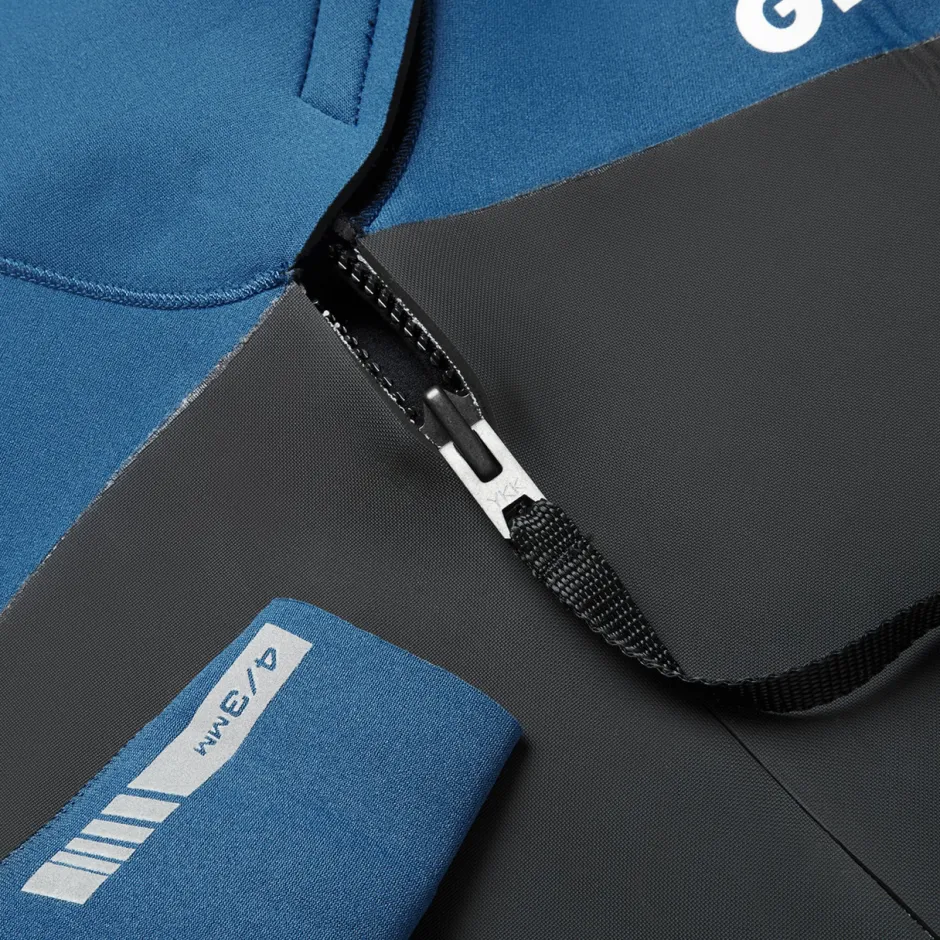 Wetsuits|Gill Marine Men’s Pursuit Wetsuit 4/3mm Back Zip