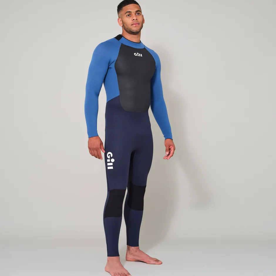 Wetsuits|Gill Marine Men’s Pursuit Wetsuit 4/3mm Back Zip