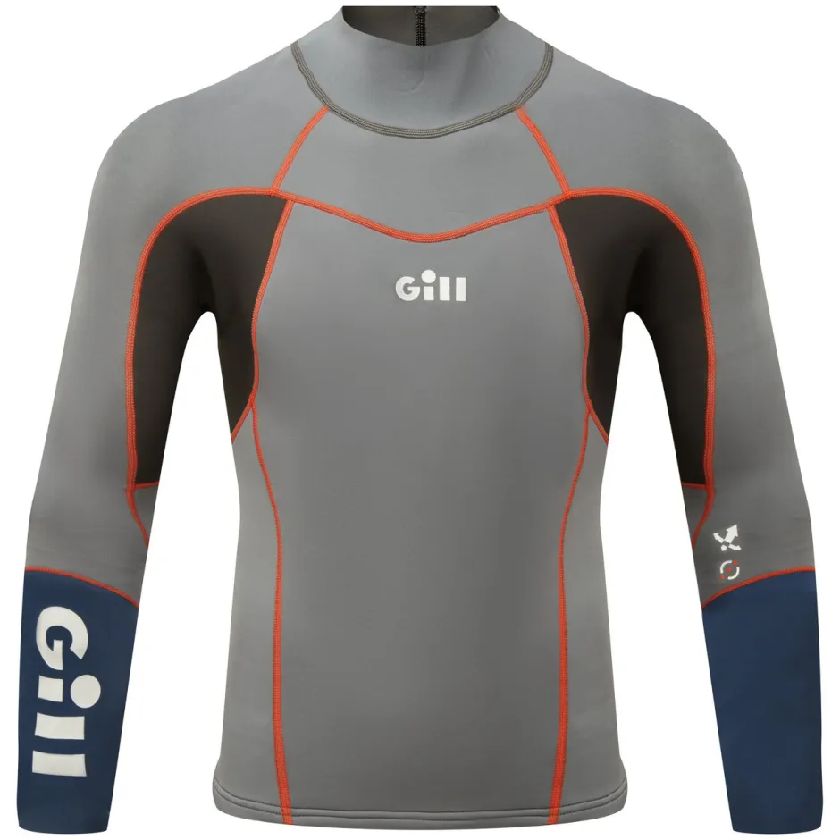 Neoprene Tops|Zenlite|Gill Marine Men’s ZenLite Top SteelGrey