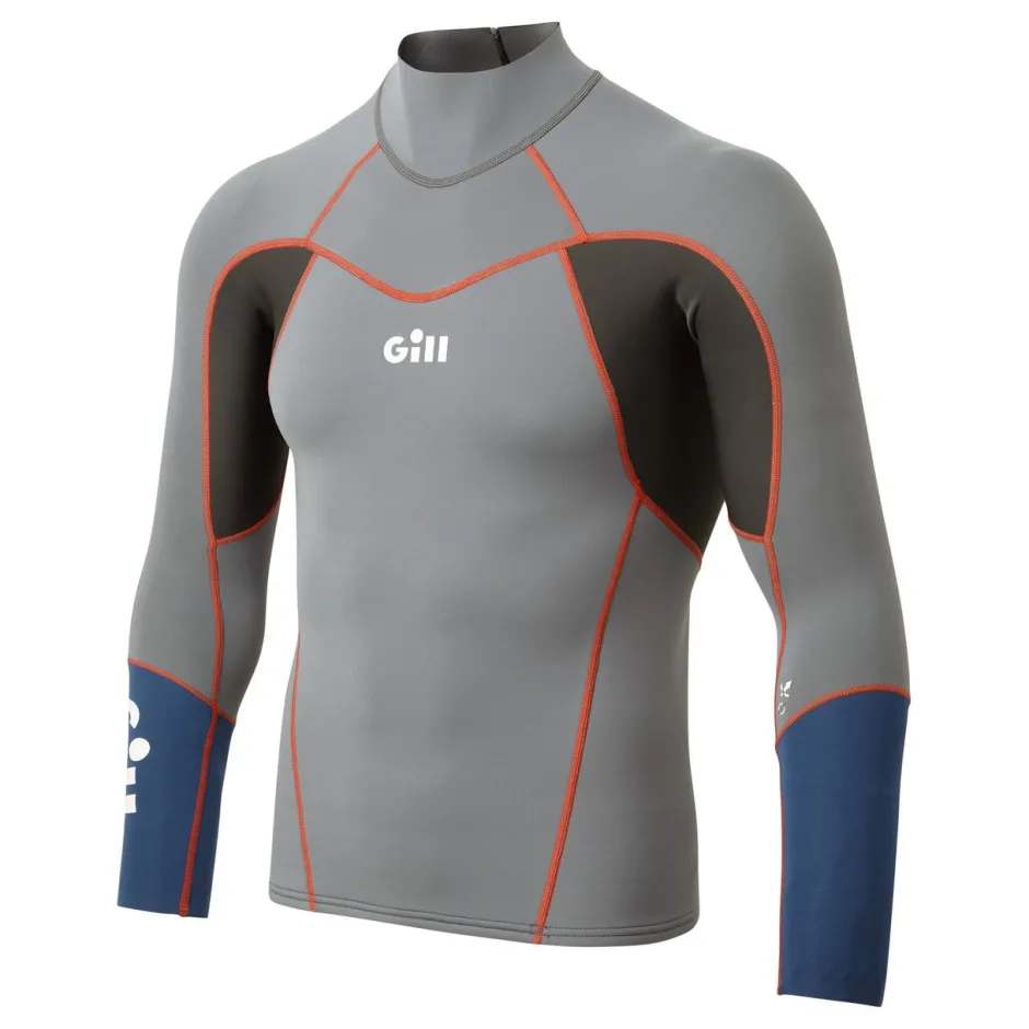 Neoprene Tops|Zenlite|Gill Marine Men’s ZenLite Top SteelGrey