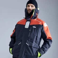 Waterproof Jackets|Os1|Gill Marine OS1 Ocean Jacket Graphite/Orange