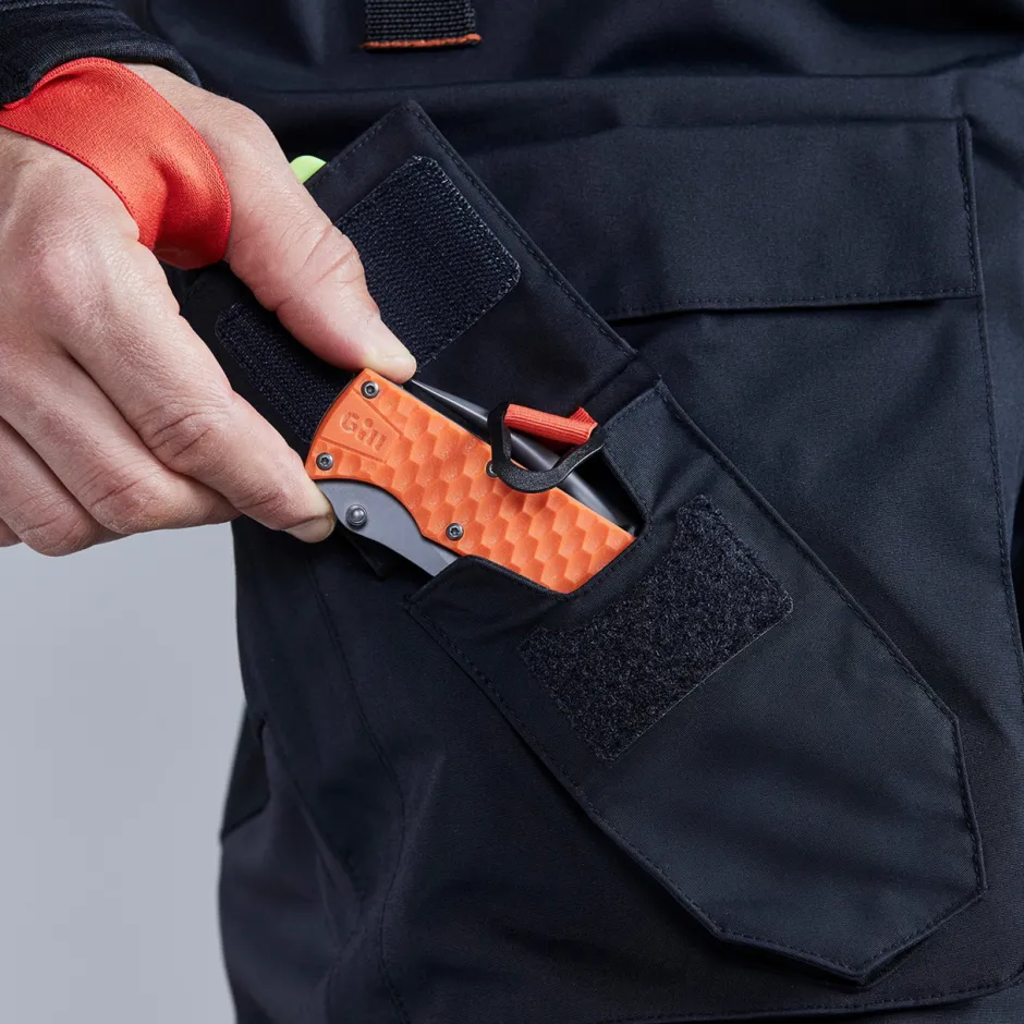 Salopettes|Os1|Gill Marine OS1 Ocean Trousers Graphite/Orange