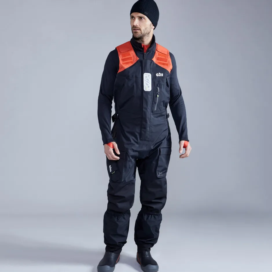 Salopettes|Os1|Gill Marine OS1 Ocean Trousers Graphite/Orange