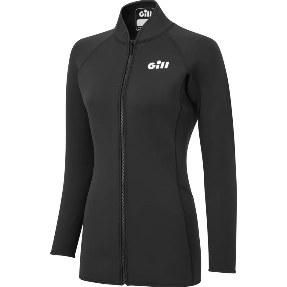 Neoprene Tops|Gill Marine Women’s Pursuit Neoprene Jacket Black