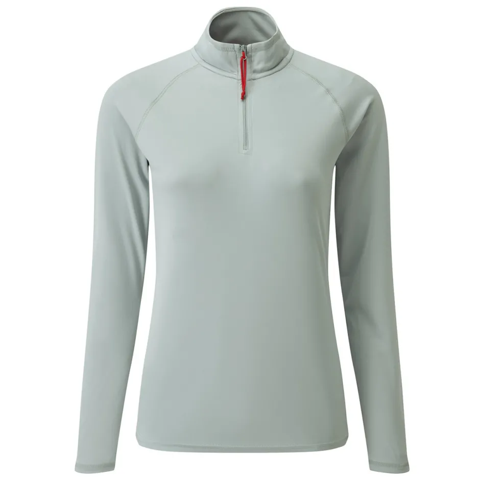 T-Shirts|Tops|Gill Marine Women’s UV Tec Zip Tee – Long Sleeve