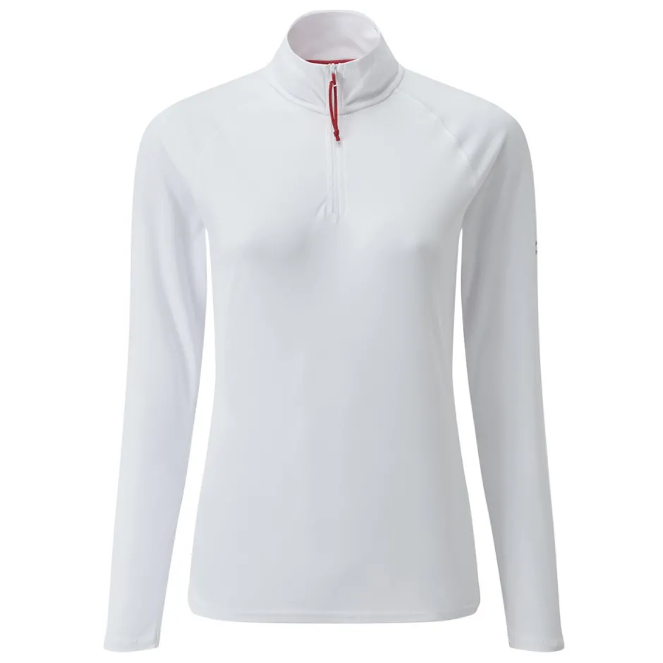 T-Shirts|Tops|Gill Marine Women’s UV Tec Zip Tee – Long Sleeve