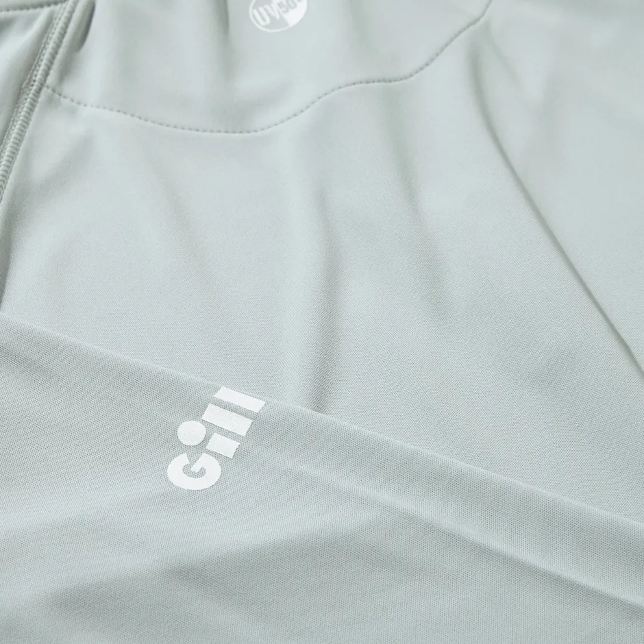 T-Shirts|Tops|Gill Marine Women’s UV Tec Zip Tee – Long Sleeve